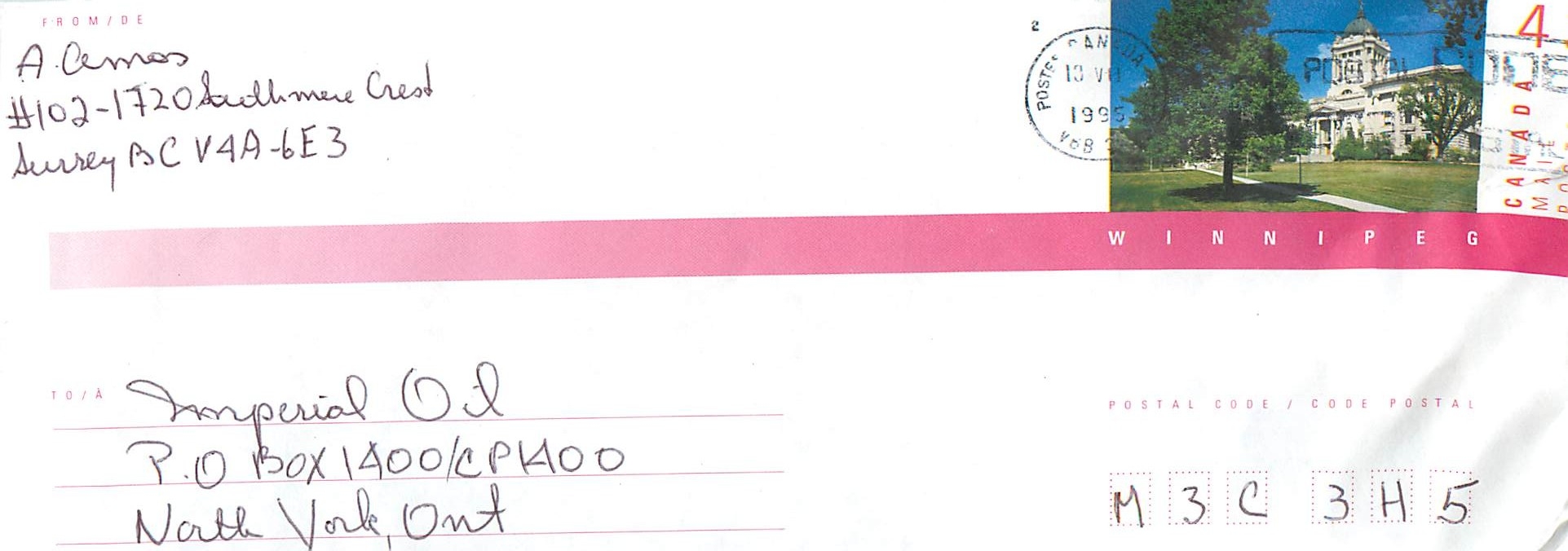 Entier Postal Postal Stationary Canada