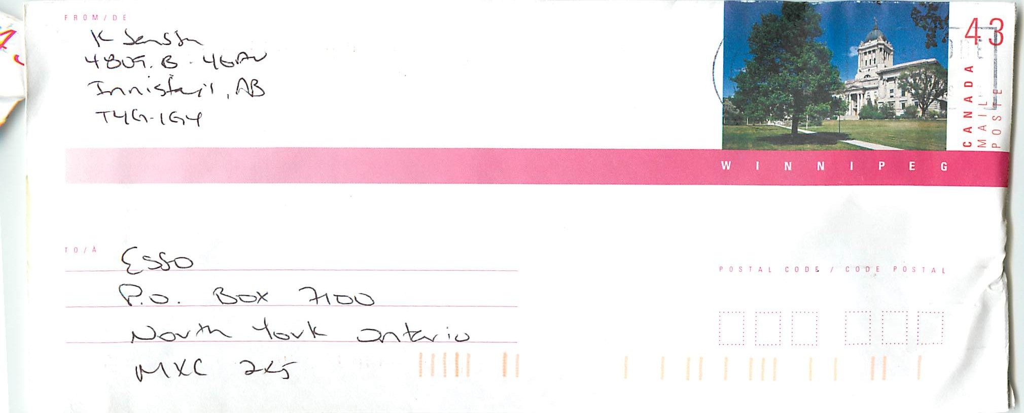 Entier Postal Postal Stationary Canada