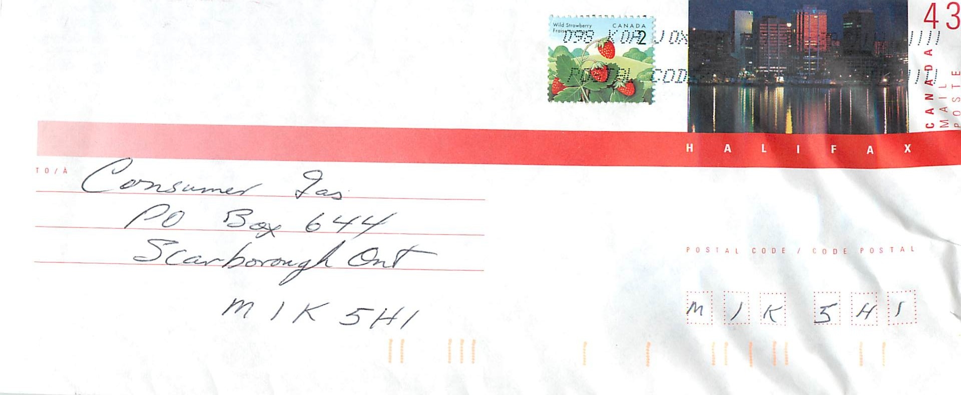 Entier Postal Postal Stationary Canada 