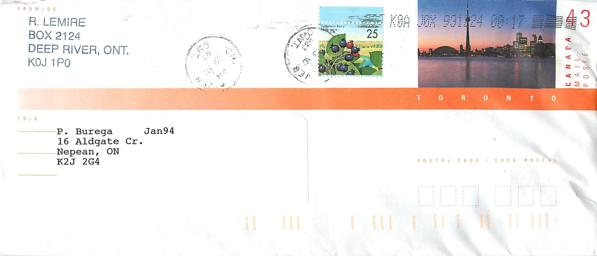 Entier Postal Postal Stationary Canada