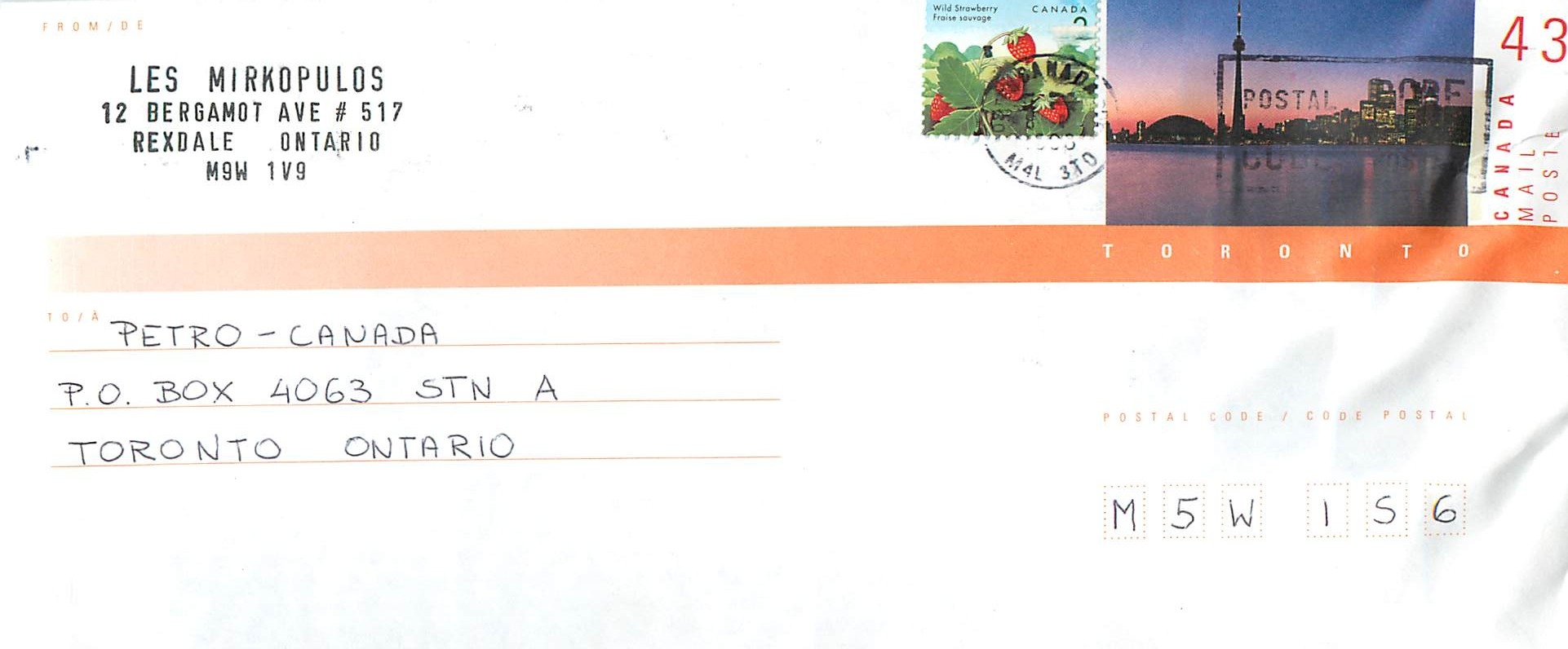 Entier Postal Postal Stationary Canada