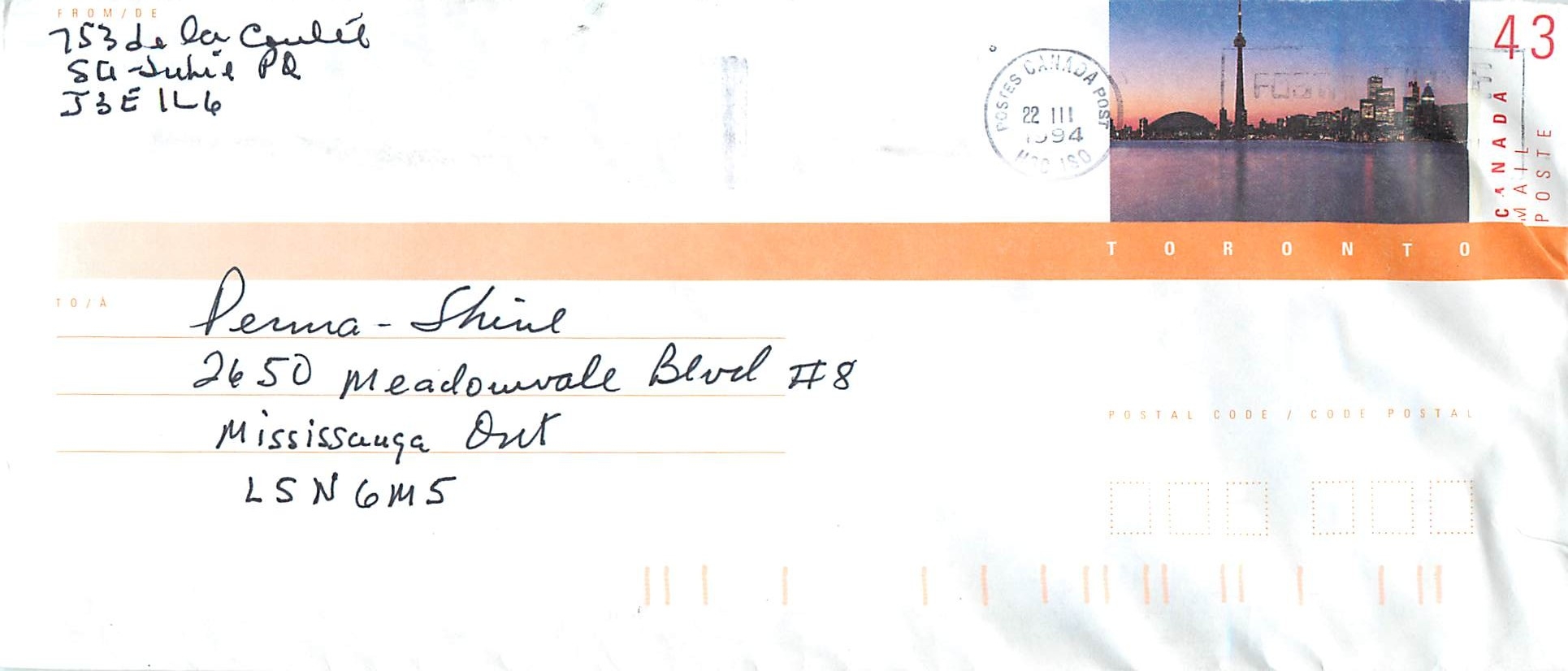 Entier Postal Postal Stationary Canada