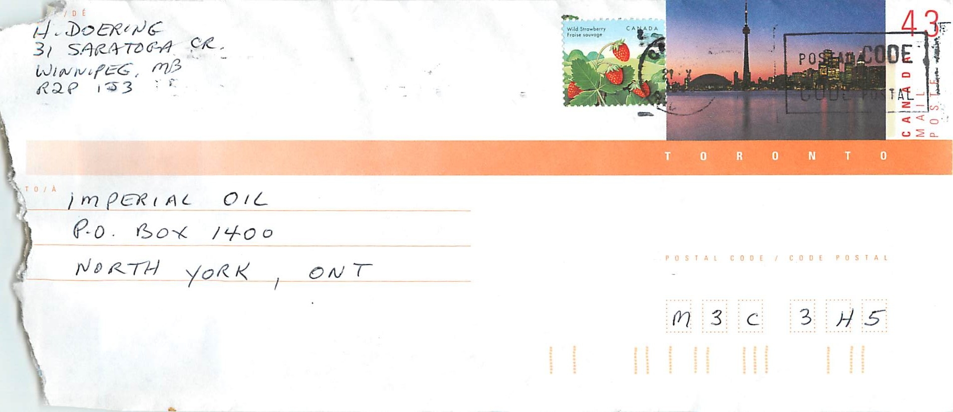 Entier Postal Postal Stationary Canada