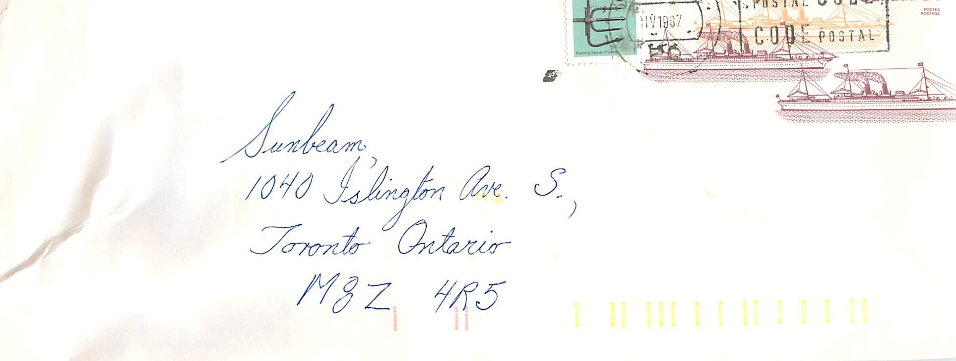 Entier Postal Postal Stationary Canada Bateaux Bateau
