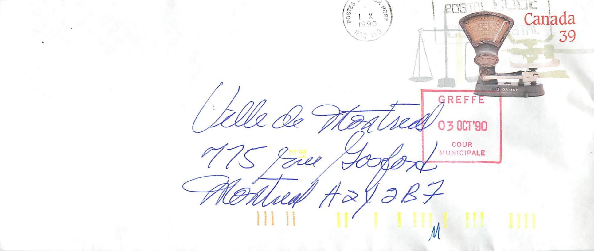 Entier Postal Postal Stationary Canada Balance a peser Dayton 