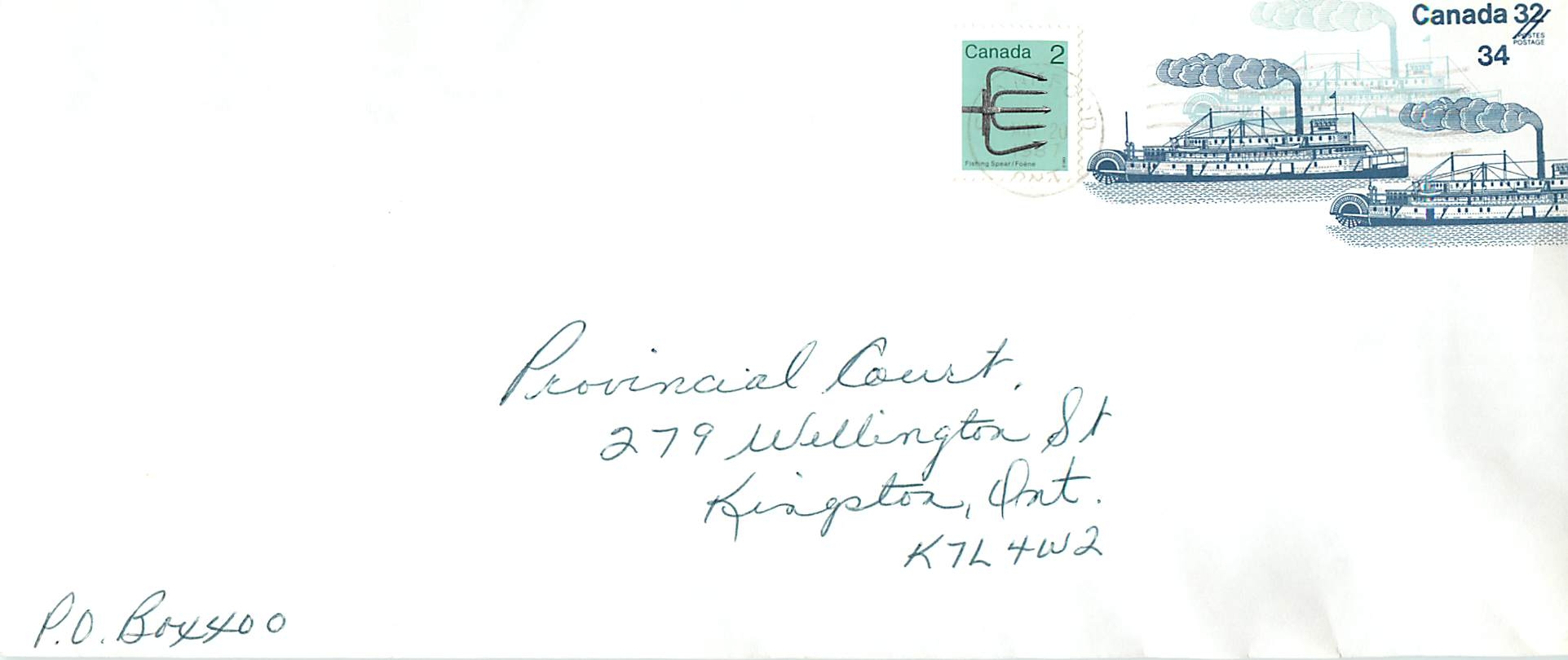 Entier Postal Postal Stationary Canada Bateaux Bateau 