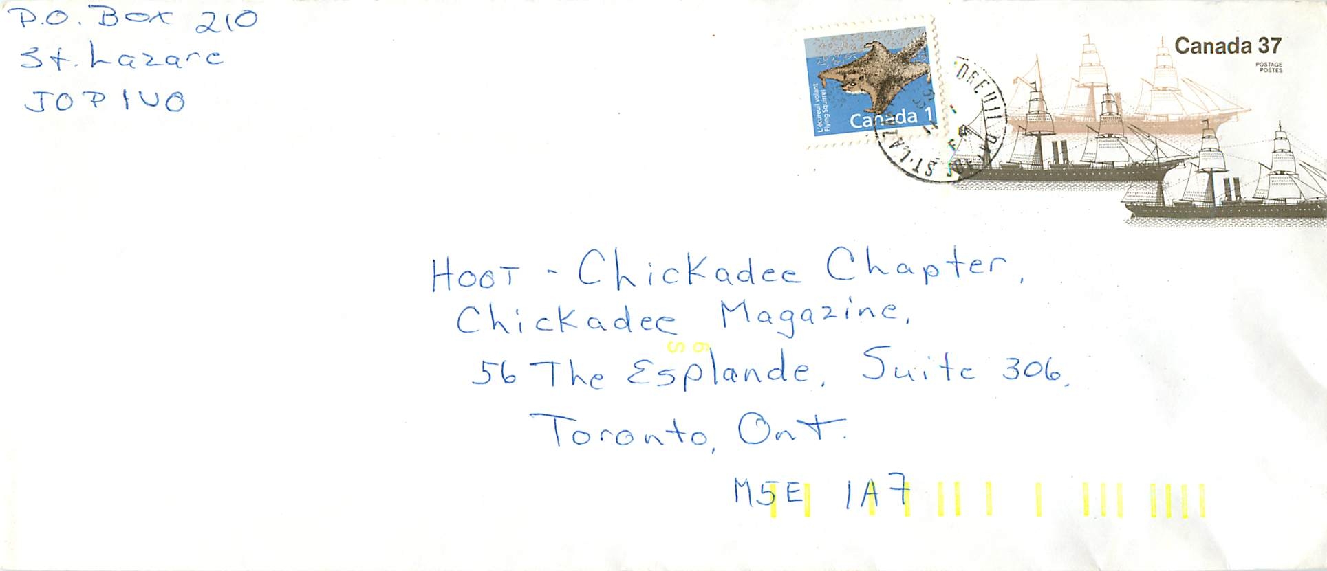 Entier Postal Postal Stationary Canada Bateaux Bateau St Lazare