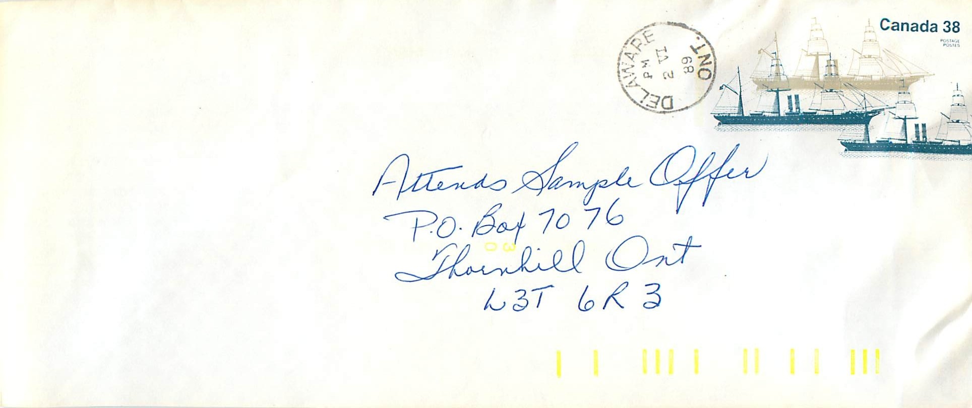 Entier Postal Postal Stationary Canada Bateaux Bateau Iroquois