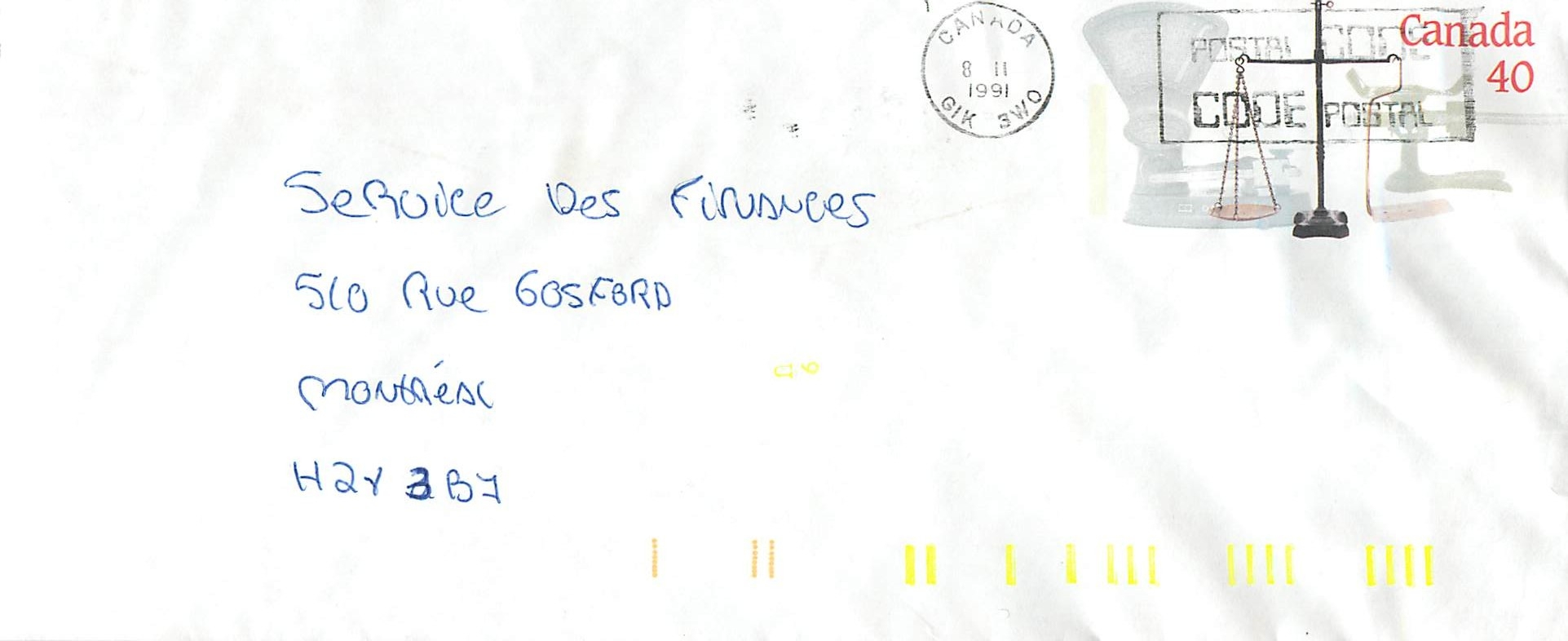Entier Postal Postal Stationary Canada Balance de Justice