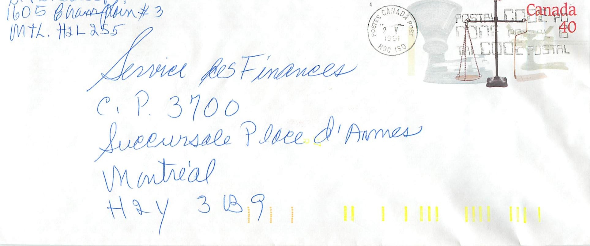 Entier Postal Postal Stationary Canada Balance Justice