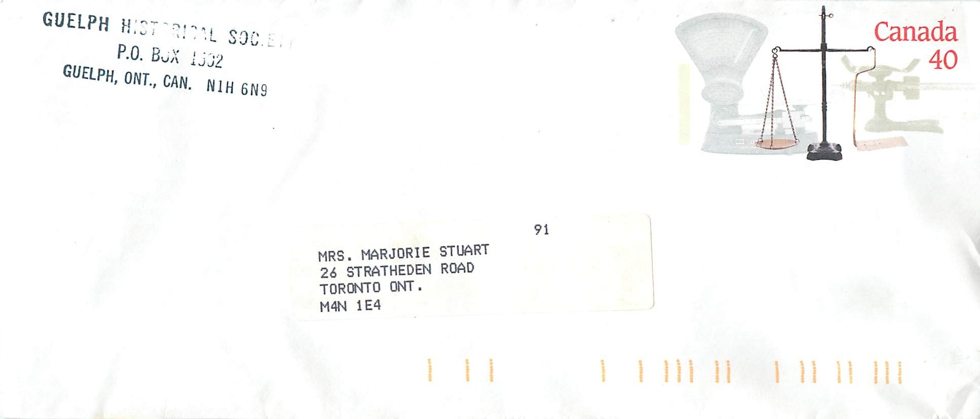 Entier Postal Postal Stationary Canada Balance Justice 
