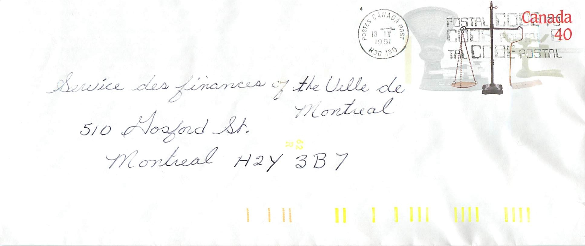Entier Postal Postal Stationary Canada Balance Justice 