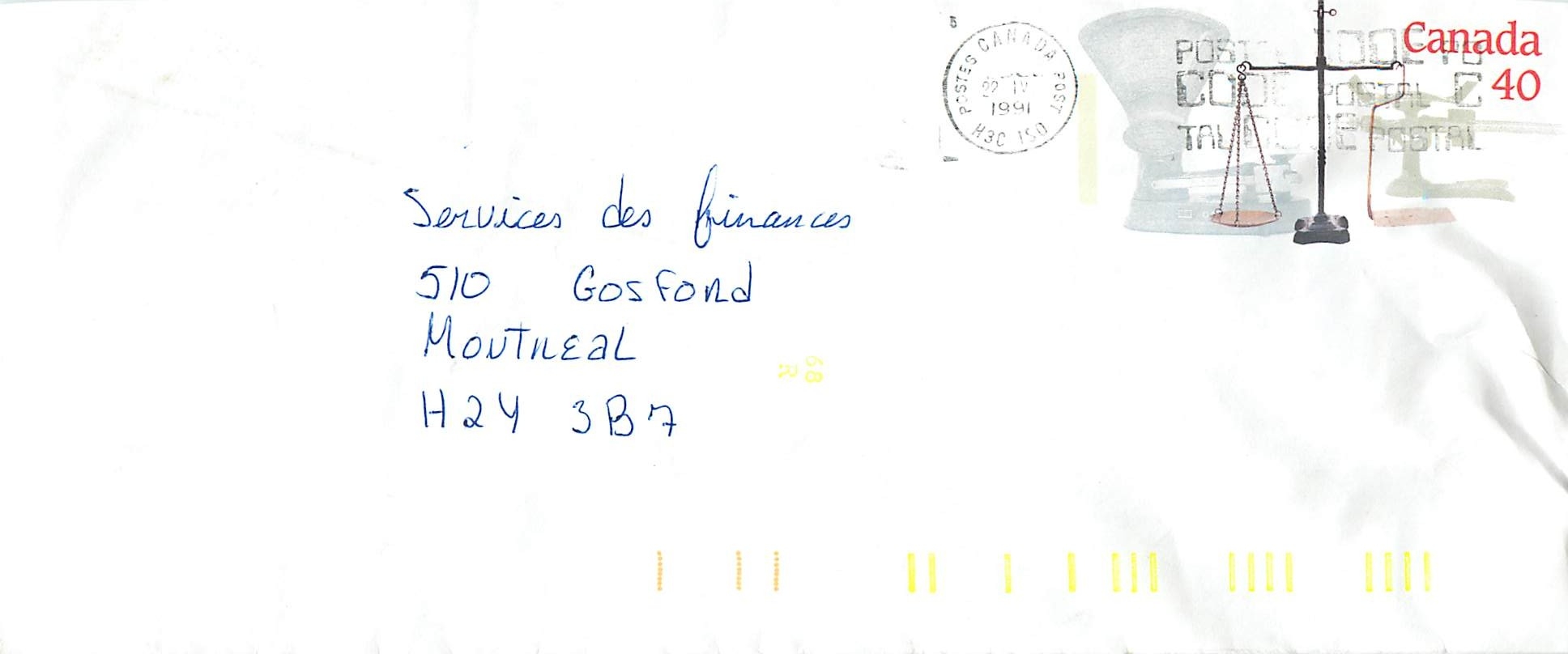 Entier Postal Postal Stationary Canada Balance Justice 