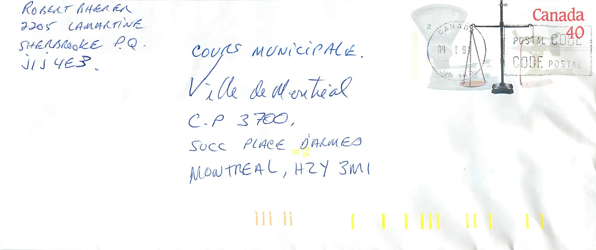 Entier Postal Postal Stationary Canada Balance Justice