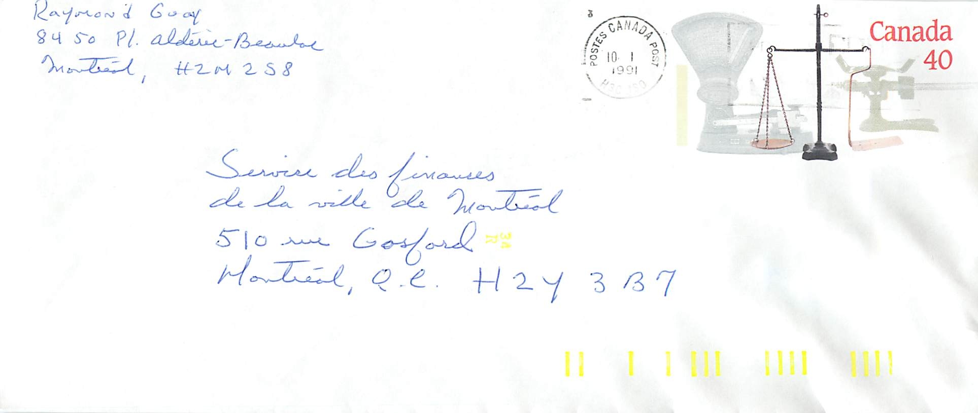 Entier Postal Postal Stationary Canada Balance Justice