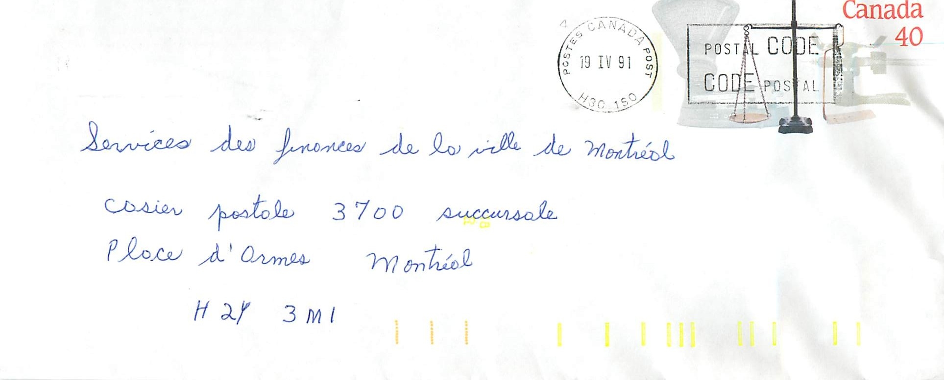 Entier Postal Postal Stationary Canada Balance Justice 