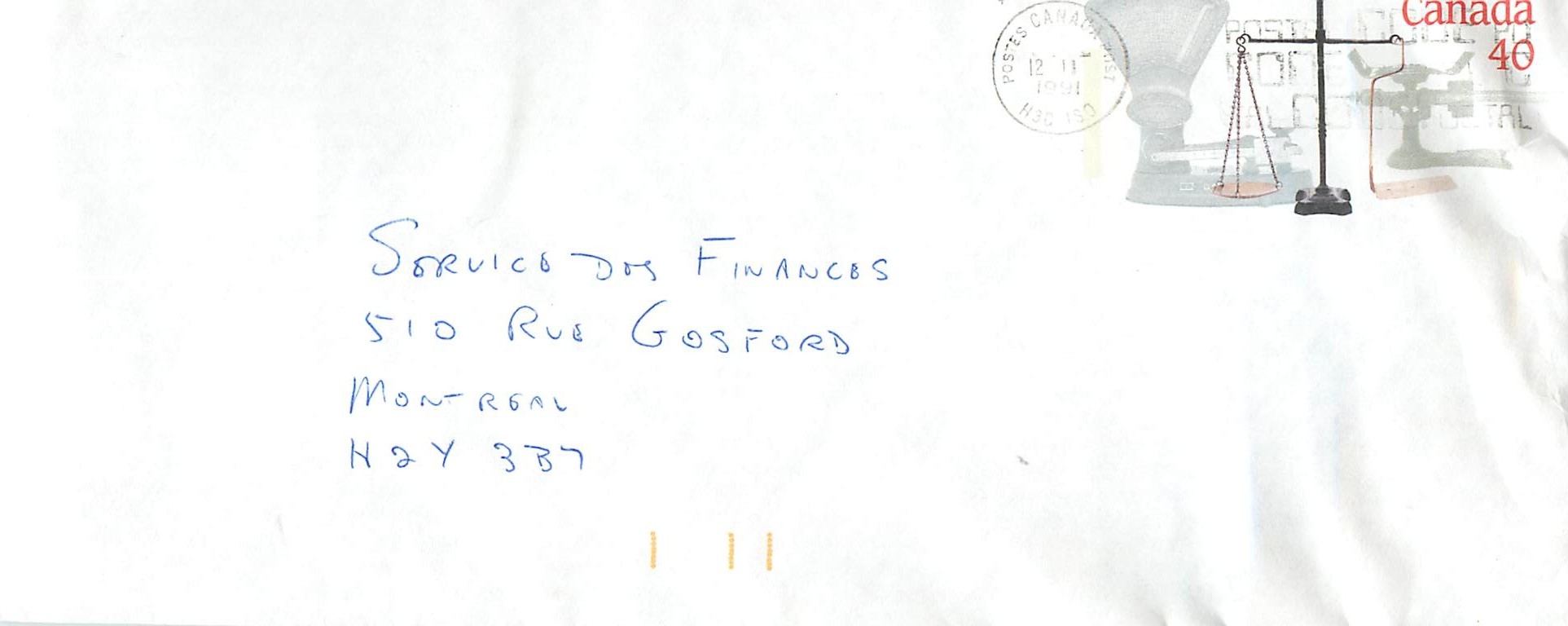 Entier Postal Postal Stationary Canada Balance Justice 
