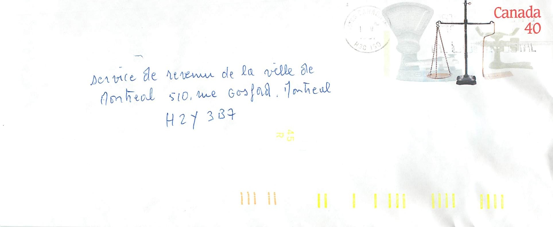 Entier Postal Postal Stationary Canada Balance Justice 