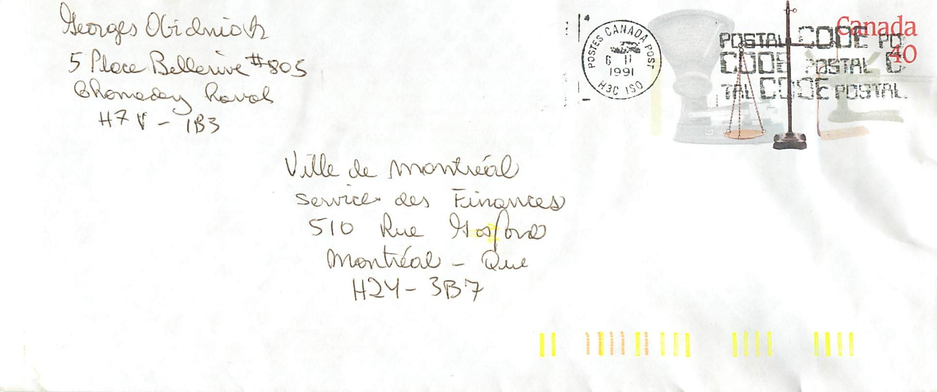 Entier Postal Postal Stationary Canada Balance Justice 