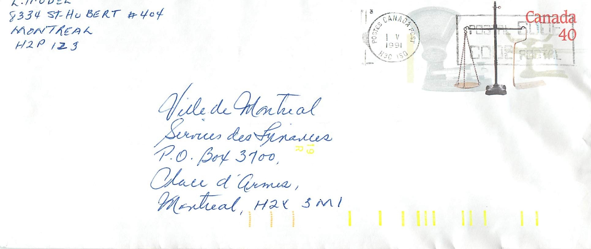 Entier Postal Postal Stationary Canada Balance Justice 