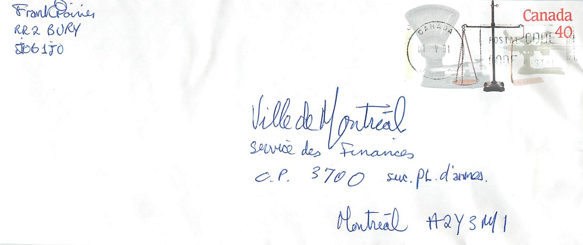 Entier Postal Postal Stationary Canada Balance Justice 
