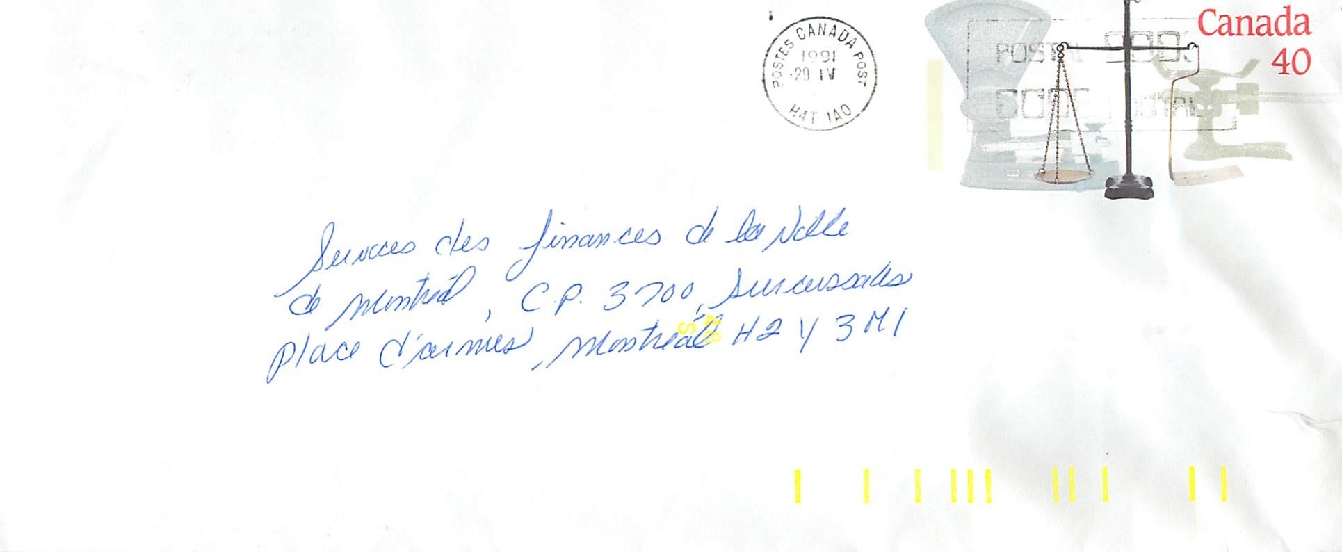 Entier Postal Postal Stationary Canada Balance Justice 