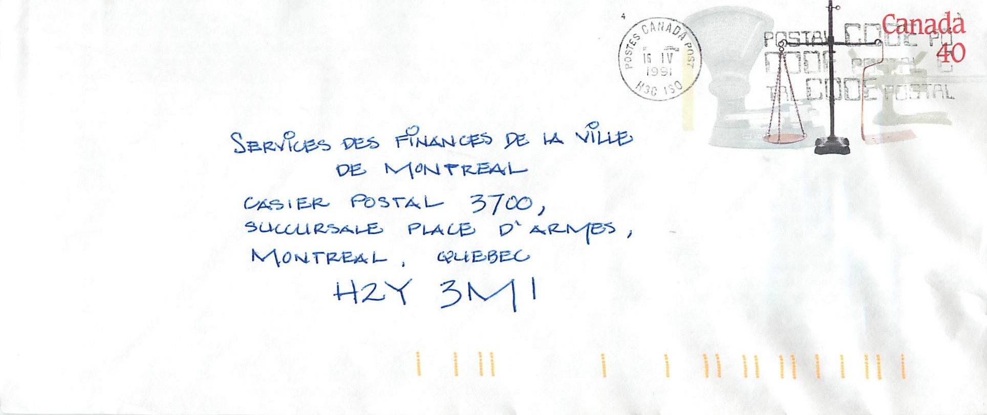 Entier Postal Postal Stationary Canada Balance Justice 