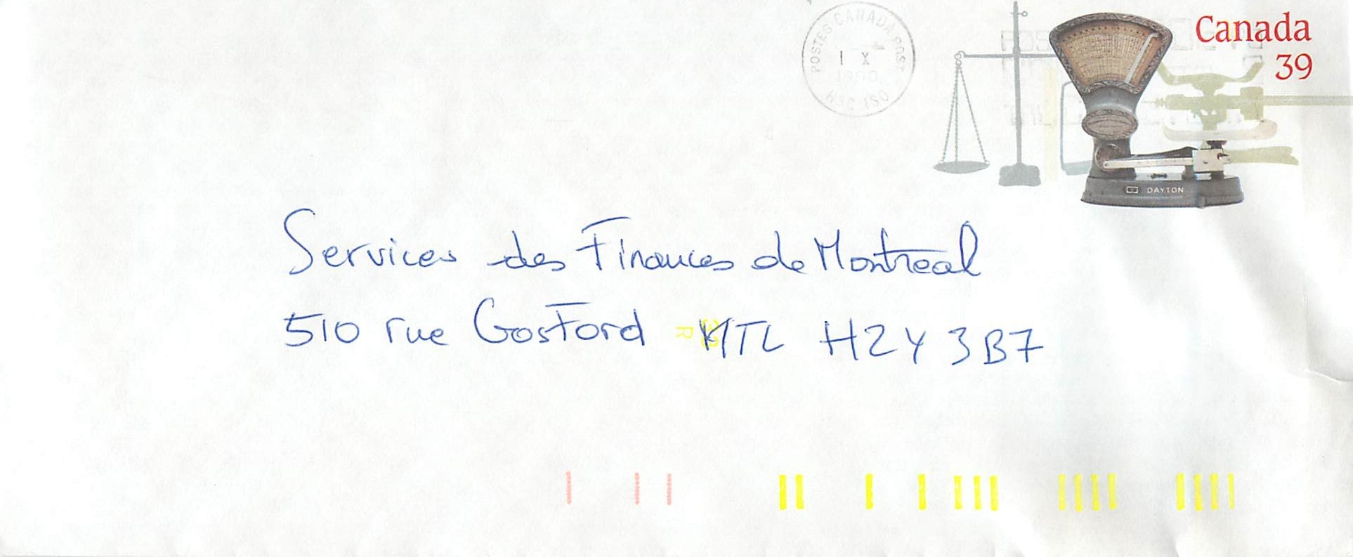 Entier Postal Postal Stationary Canada Balance Dayton