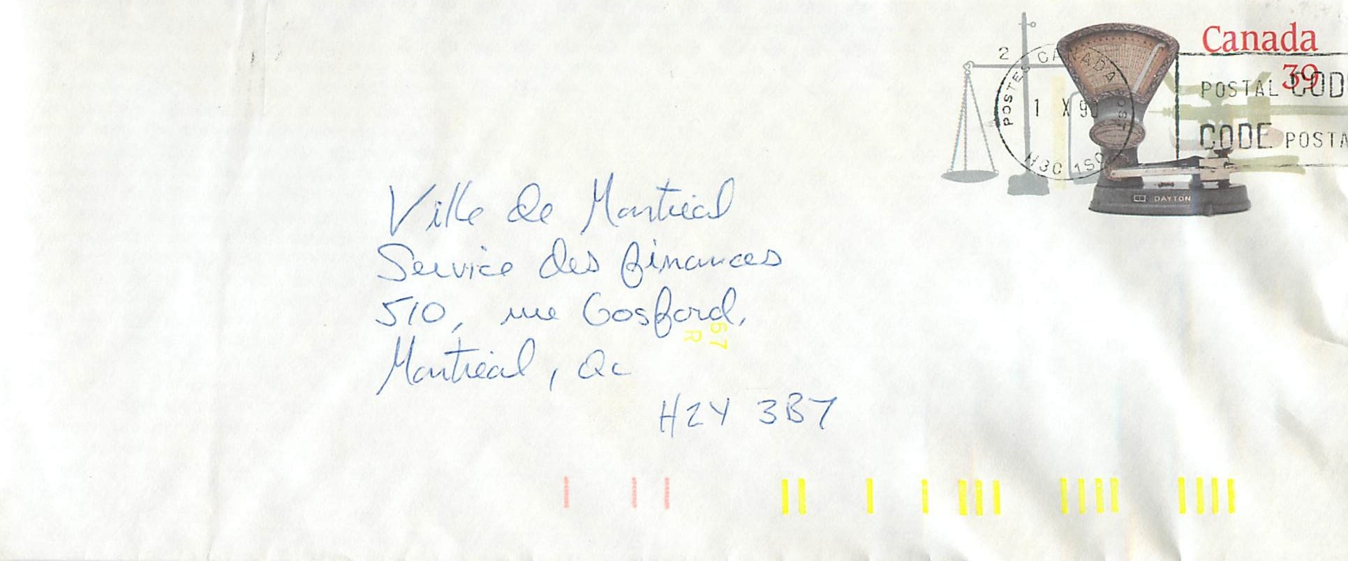 Entier Postal Postal Stationary Canada Balance Dayton