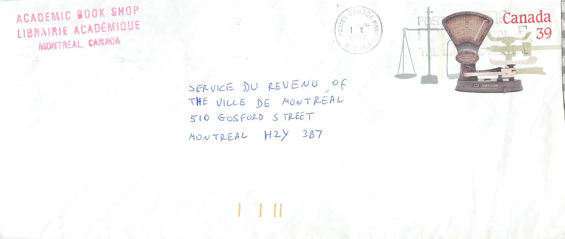 Entier Postal Postal Stationary Canada Balance Dayton