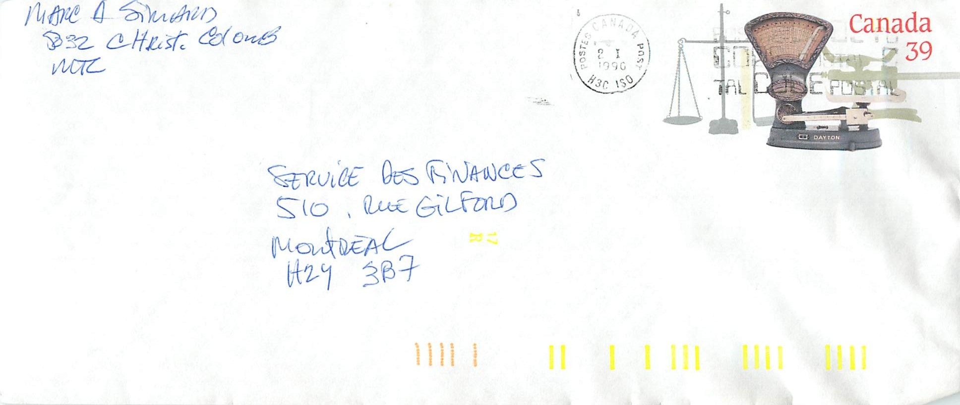Entier Postal Postal Stationary Canada Balance Dayton