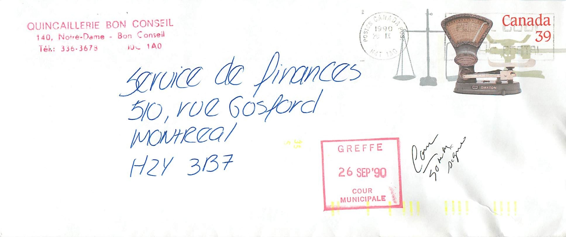 Entier Postal Postal Stationary Canada Balance Dayton