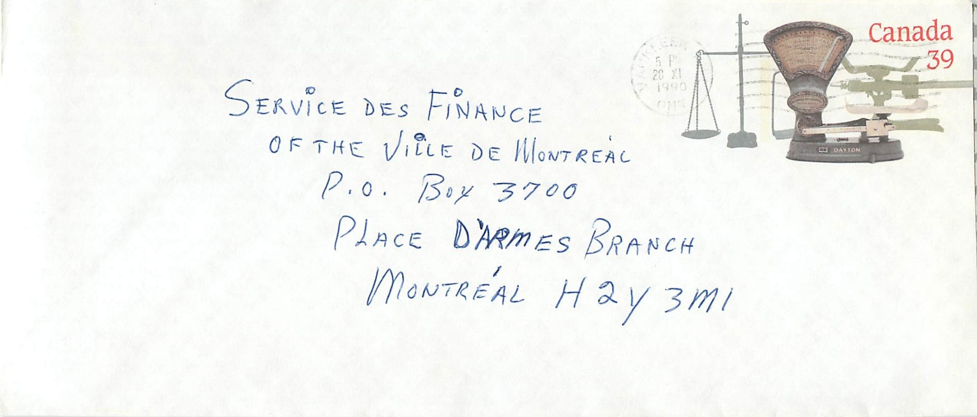 Entier Postal Postal Stationary Canada Balance Dayton Vamkleek