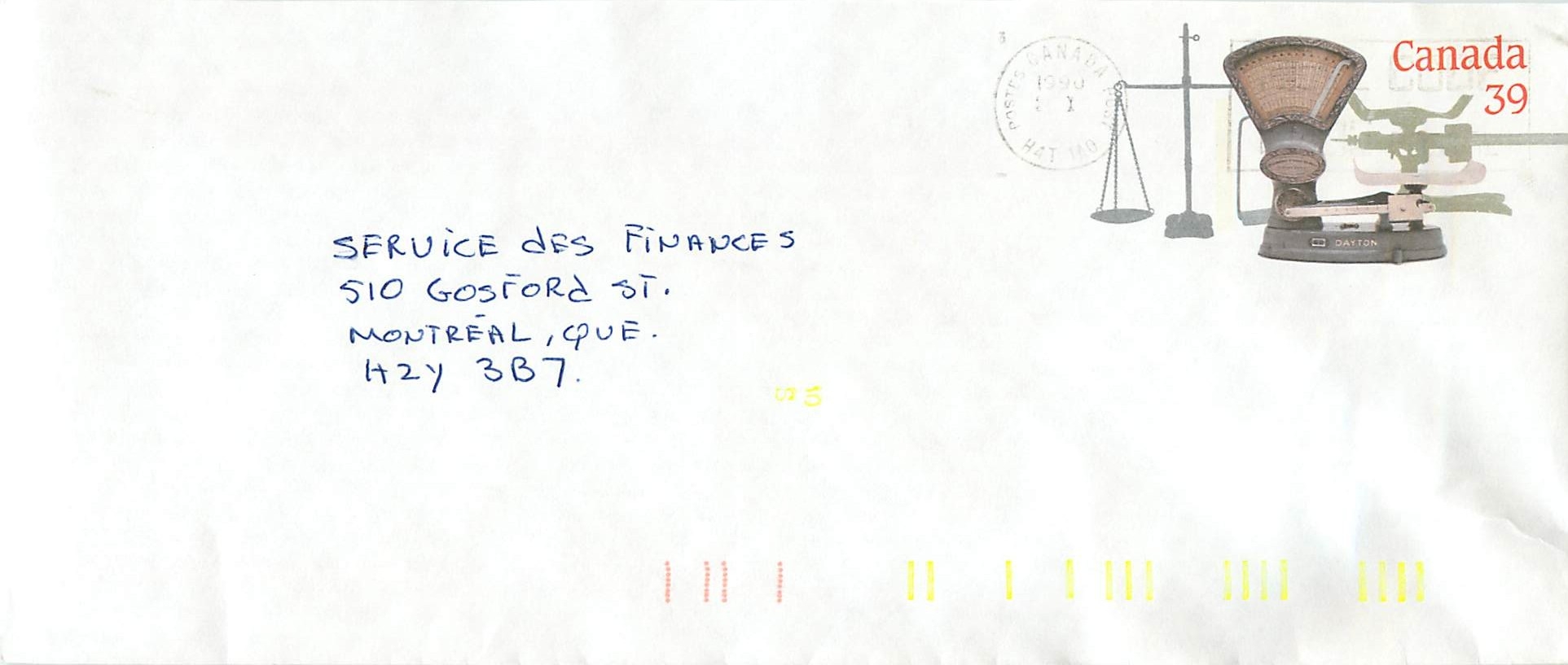 Entier Postal Postal Stationary Canada Balance Dayton