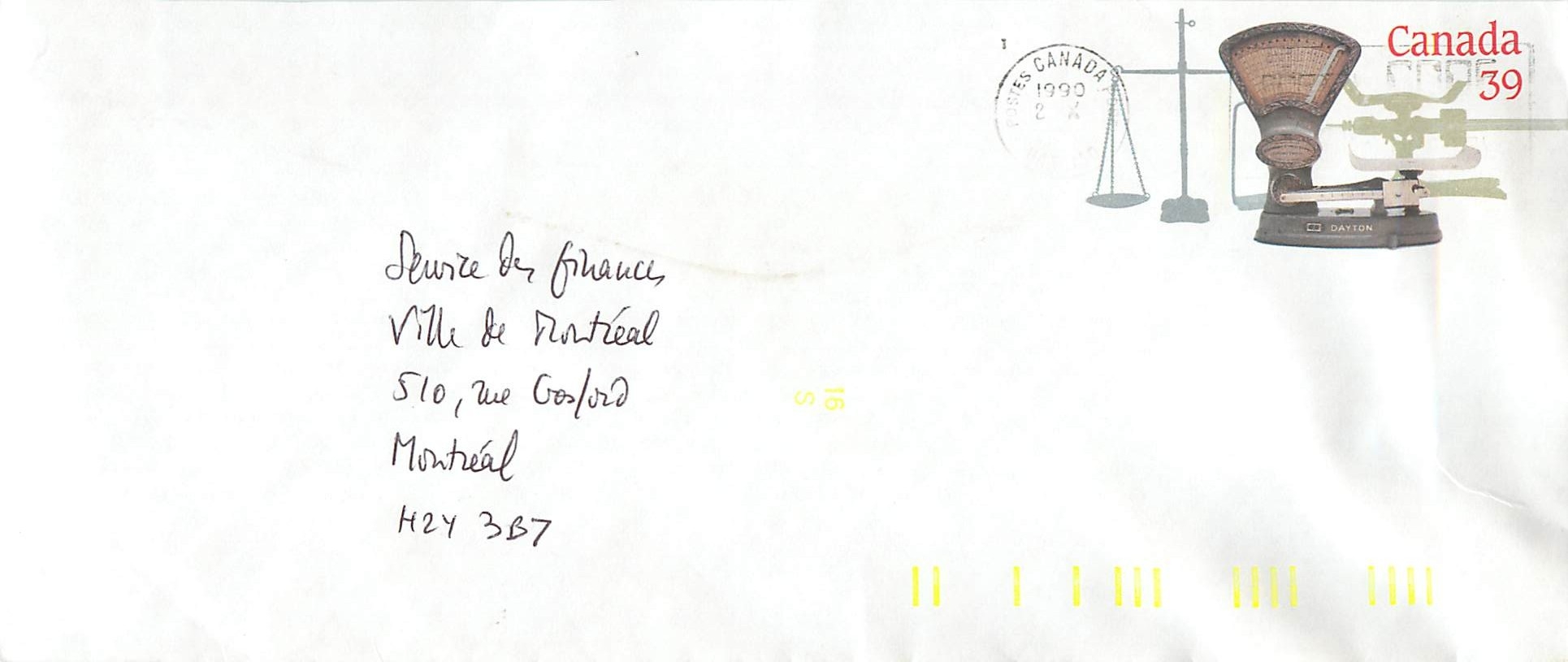 Entier Postal Postal Stationary Canada Balance Dayton