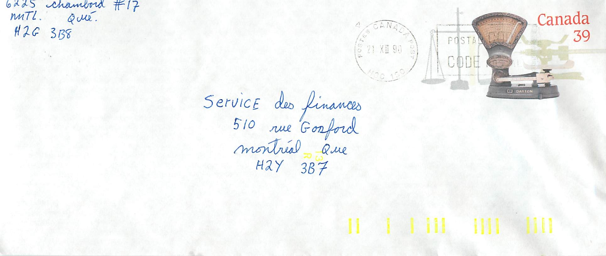 Entier Postal Postal Stationary Canada Balance Dayton