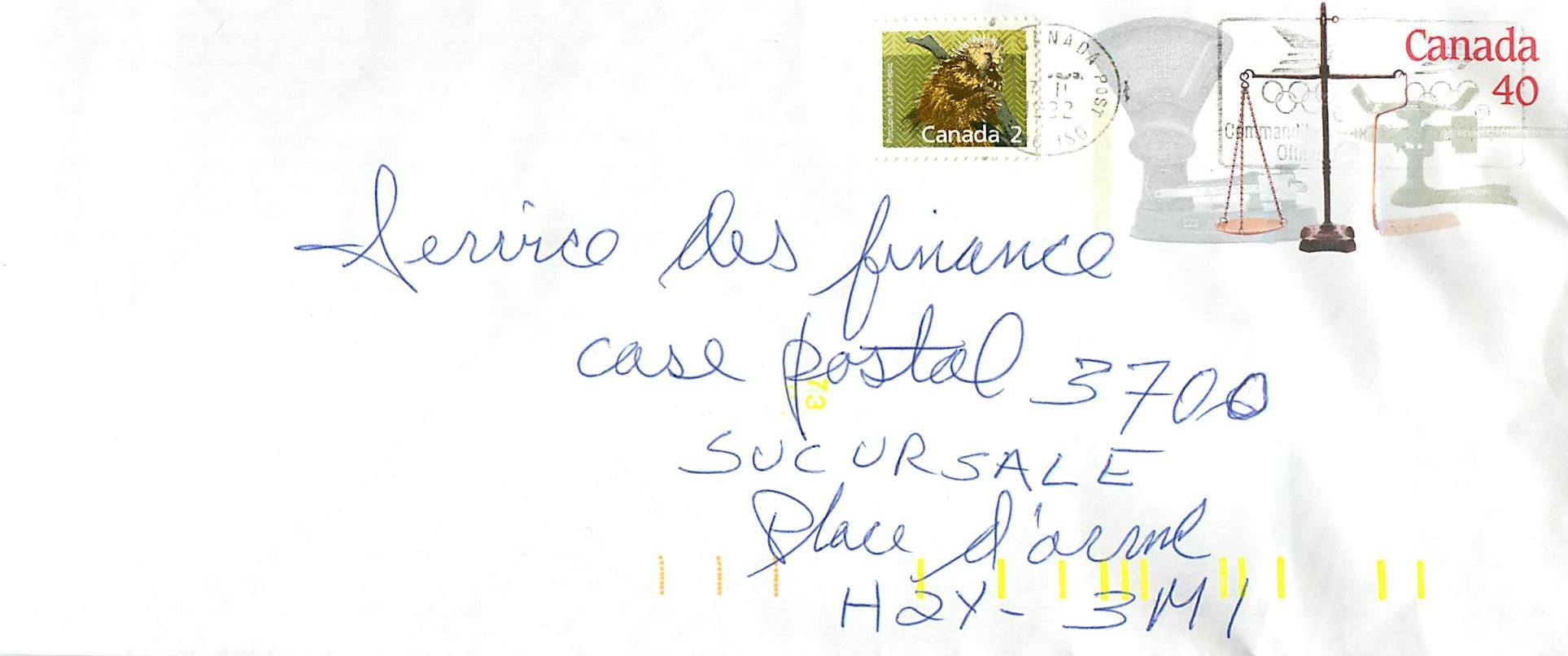Entier Postal Postal Stationary Canada Balance Dayton Flamme Jeux Olympiques