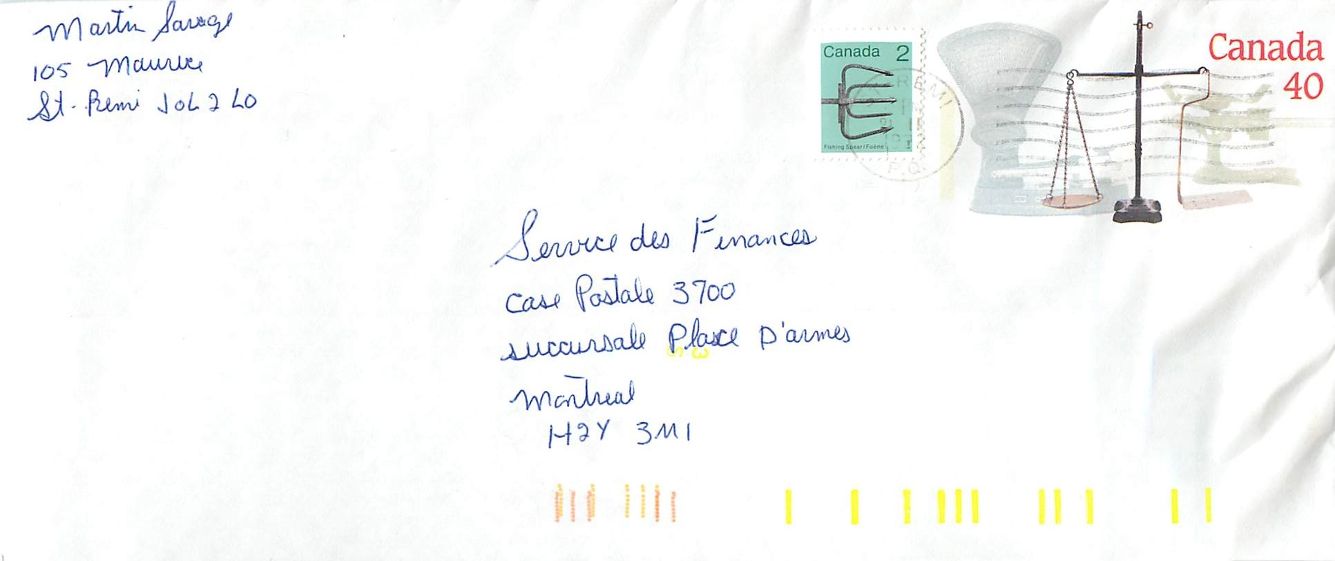 Entier Postal Postal Stationary Canada Balance Dayton