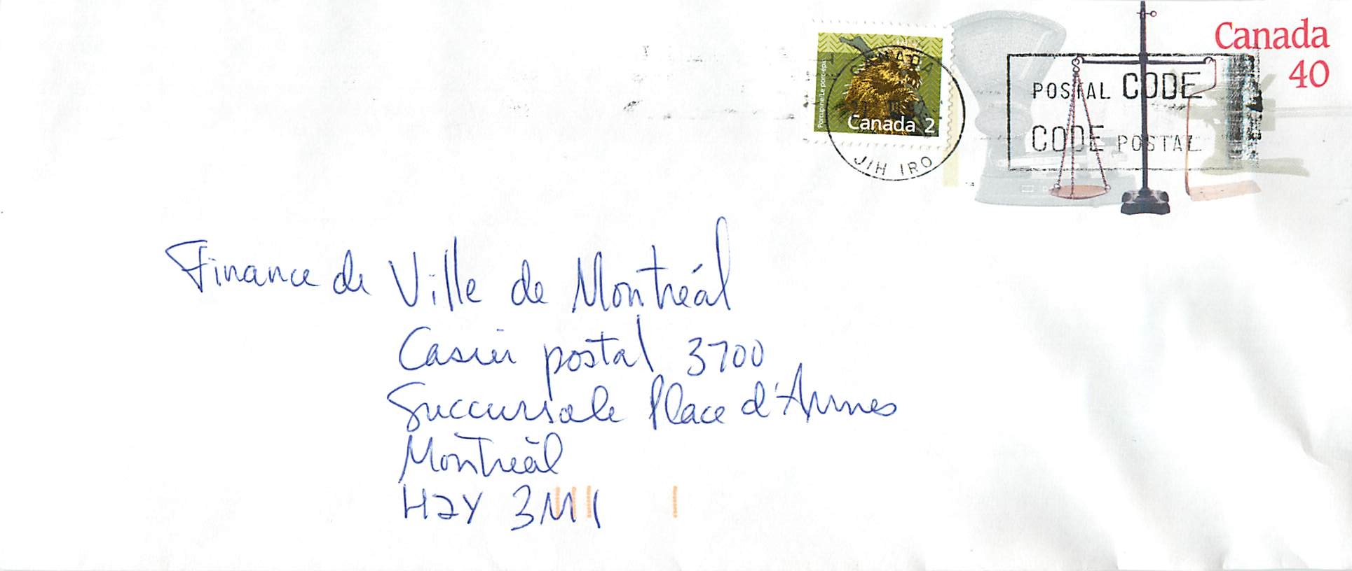 Entier Postal Postal Stationary Canada Balance Dayton  