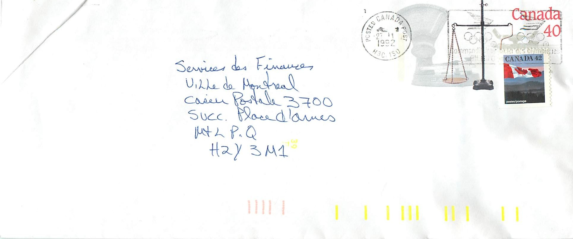 Entier Postal Postal Stationary Canada Balance Dayton  