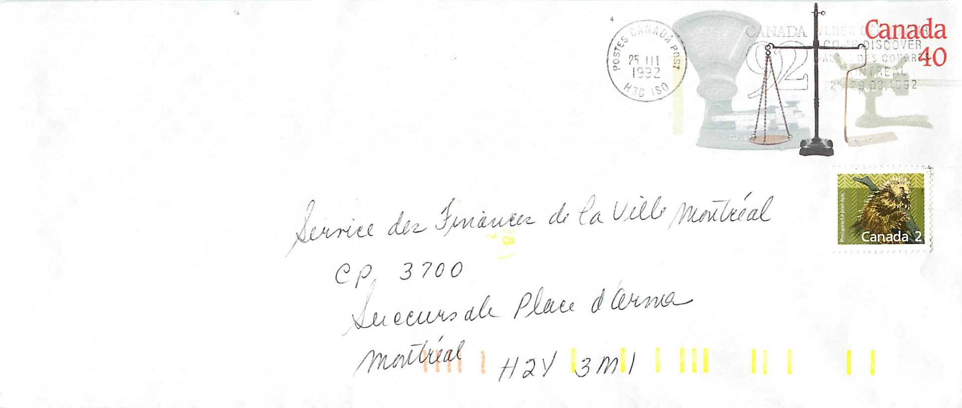 Entier Postal Postal Stationary Canada Balance Dayton  