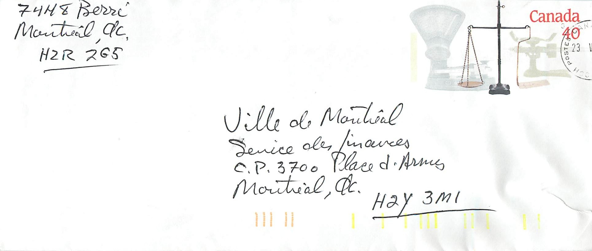 Entier Postal Postal Stationary Canada Balance Dayton