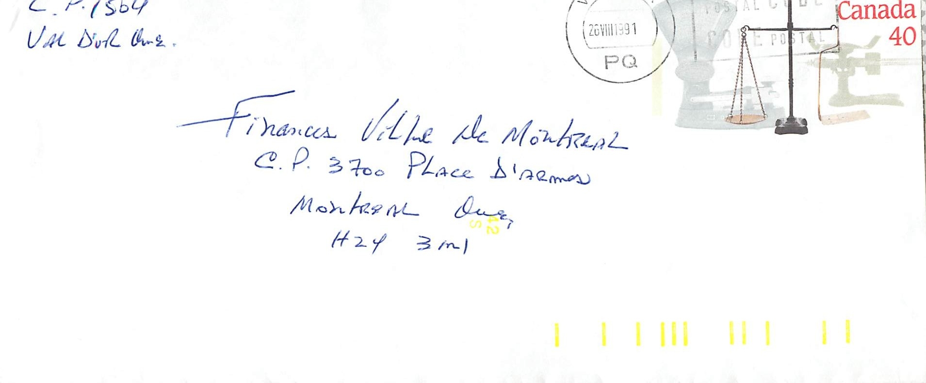Entier Postal Postal Stationary Canada Balance Dayton
