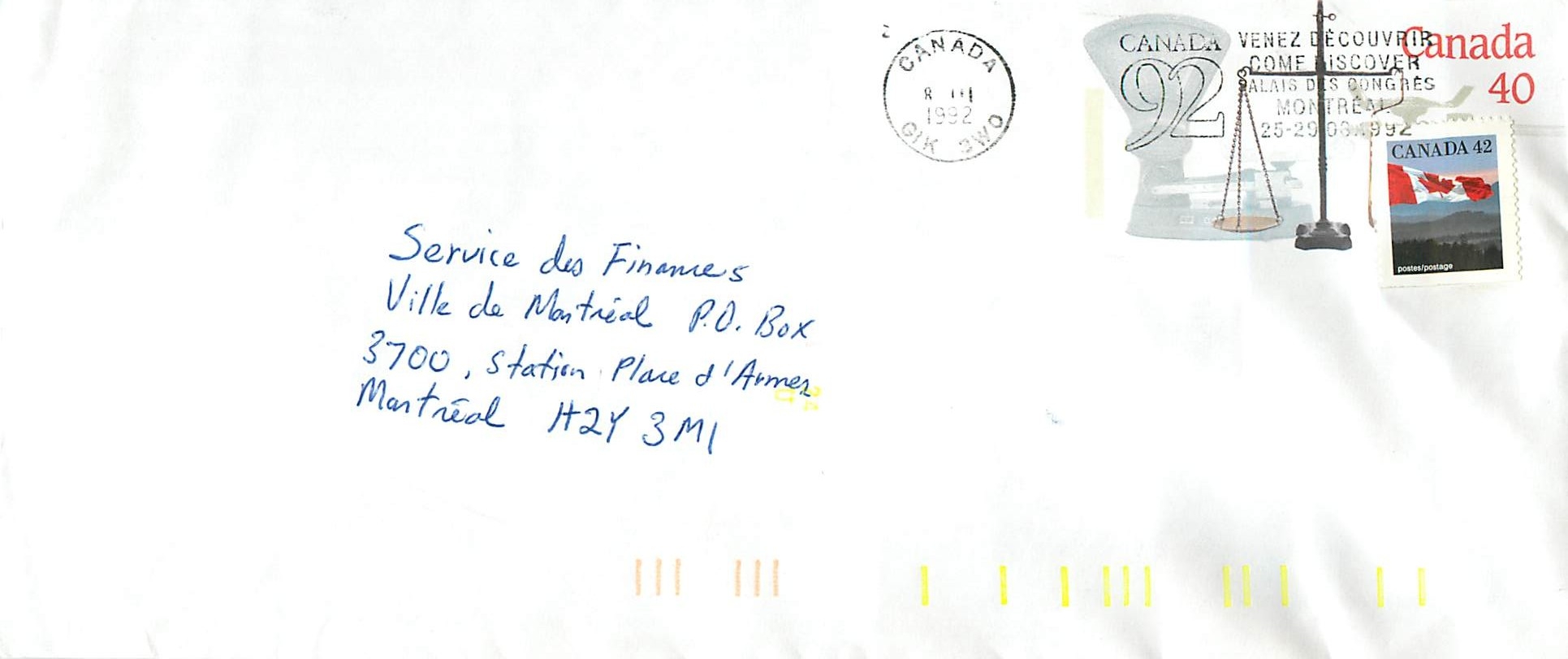 Entier Postal Postal Stationary Canada Balance Dayton