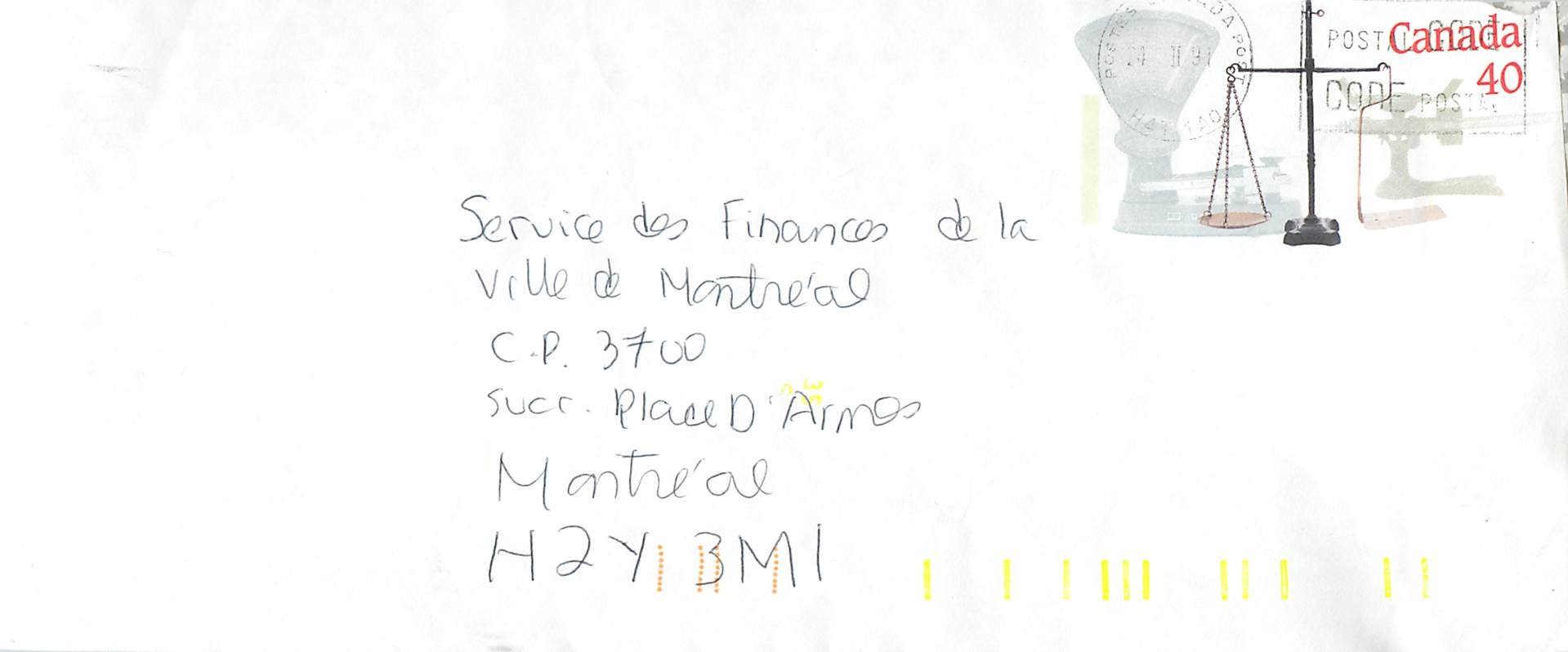 Entier Postal Postal Stationary Canada Balance Dayton