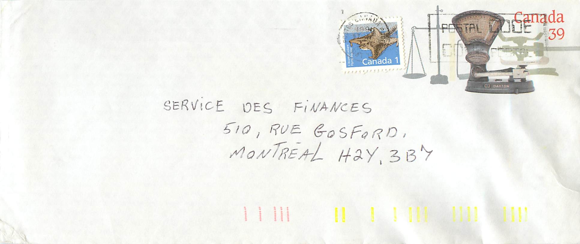 Entier Postal Postal Stationary Canada Balance Dayton  