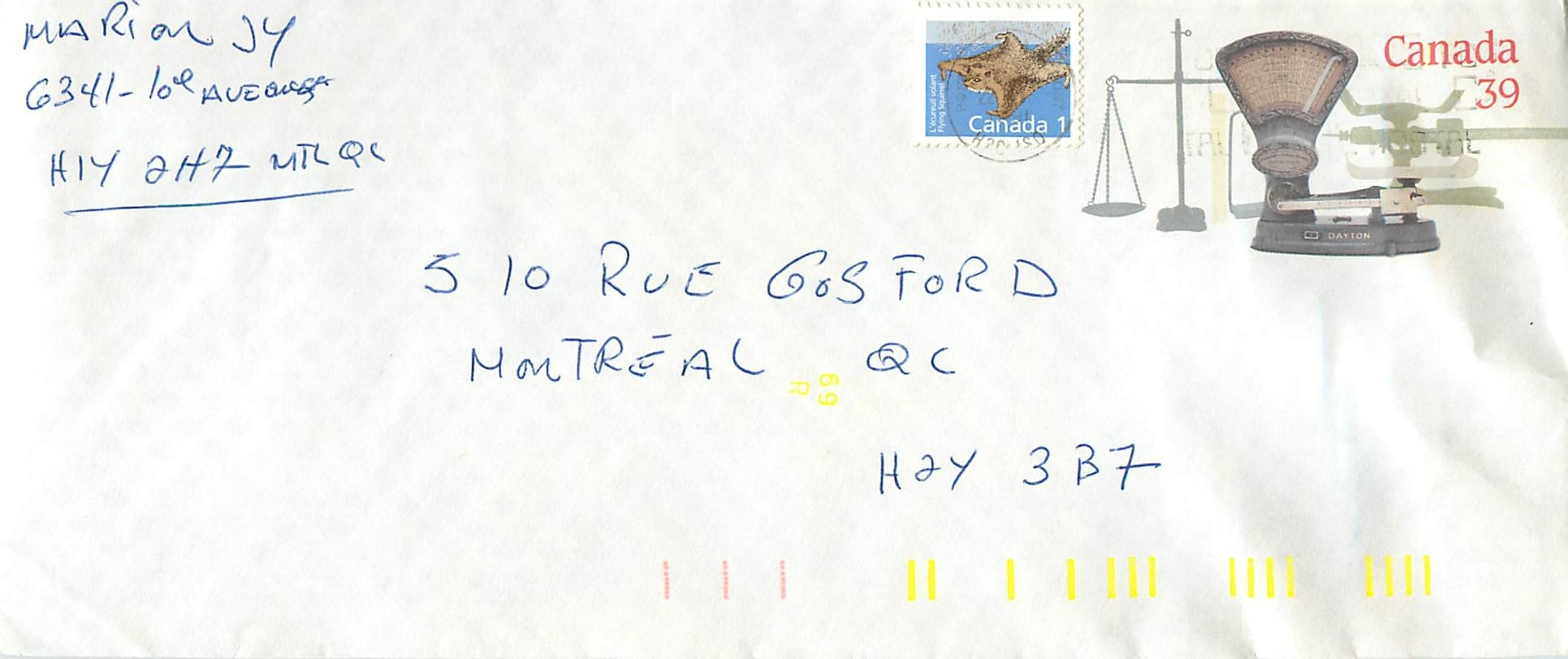 Entier Postal Postal Stationary Canada Balance Dayton  