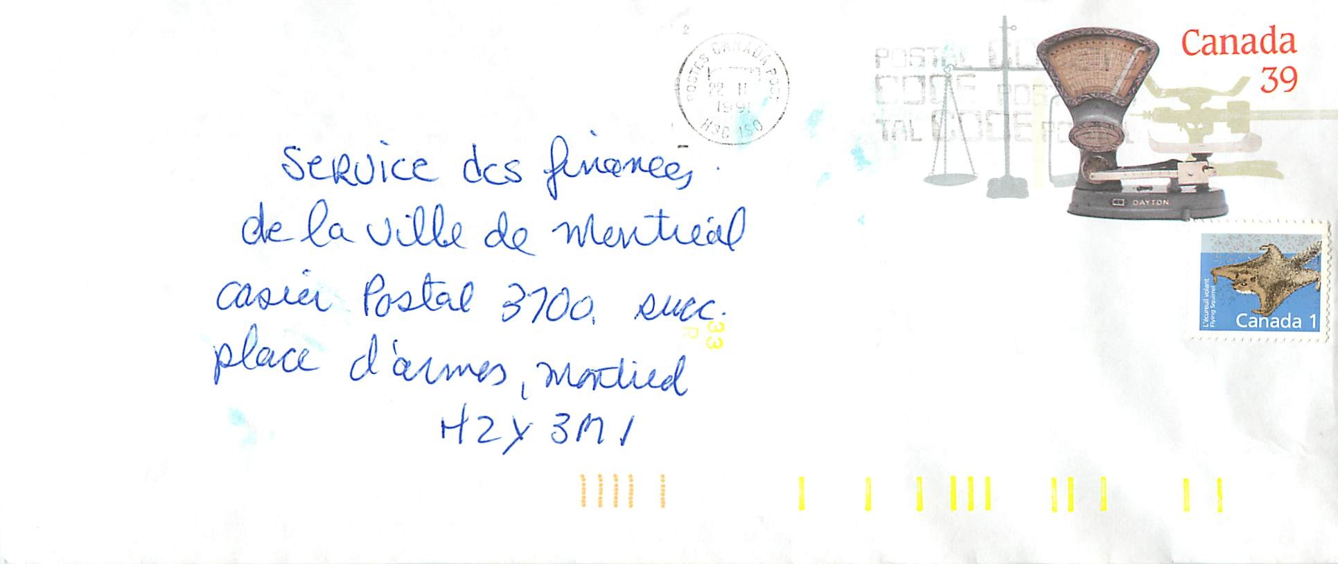 Entier Postal Postal Stationary Canada Balance Dayton  