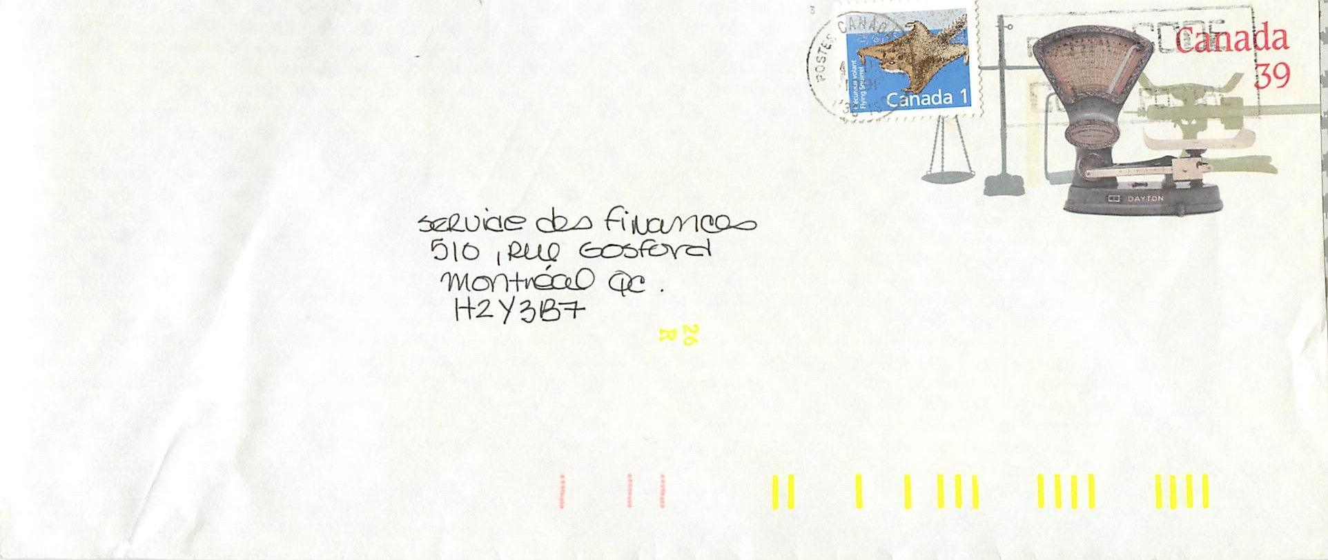 Entier Postal Postal Stationary Canada Balance Dayton