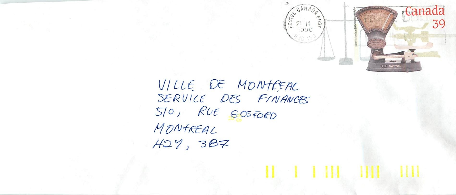 Entier Postal Postal Stationary Canada Balance Dayton
